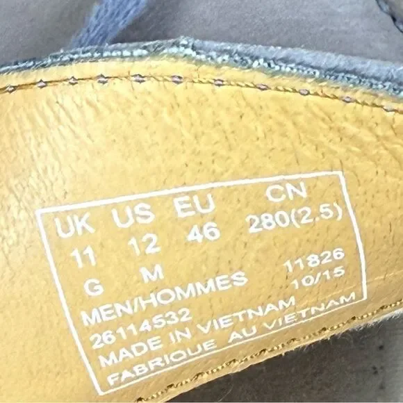 Clarks Originals Mens Natalie Grey Suede Shoes size 12